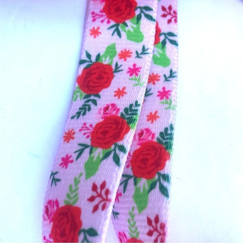 NWT Blueberry Pet floral step in harness L